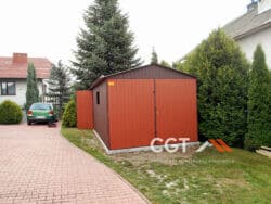 garaże drewnopodobne