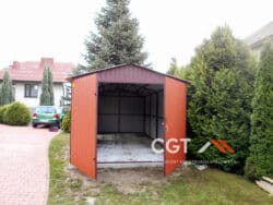 garaże drewnopodobne